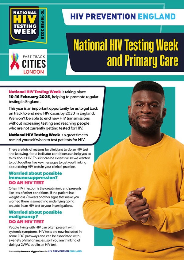 National HIV Testing Week and Primary Care 2