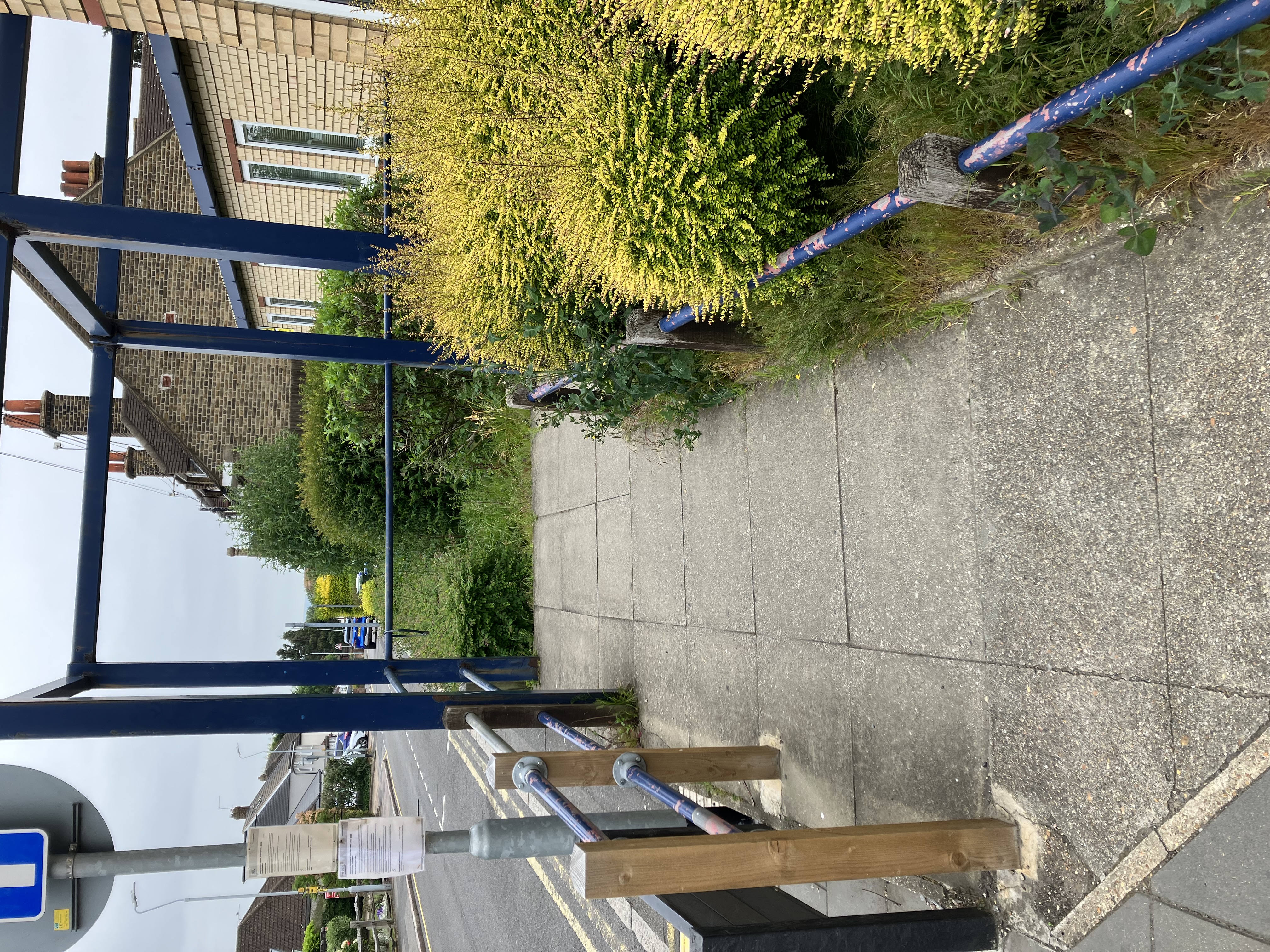 an exterior ramp leading into the surgery