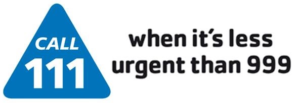 When it is less urgent than 999 call 111