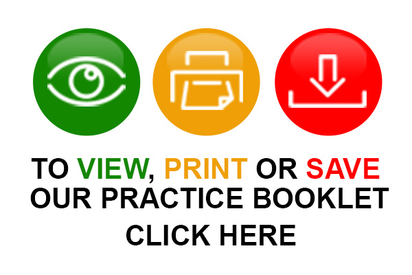 View, print or save our practice booklet
